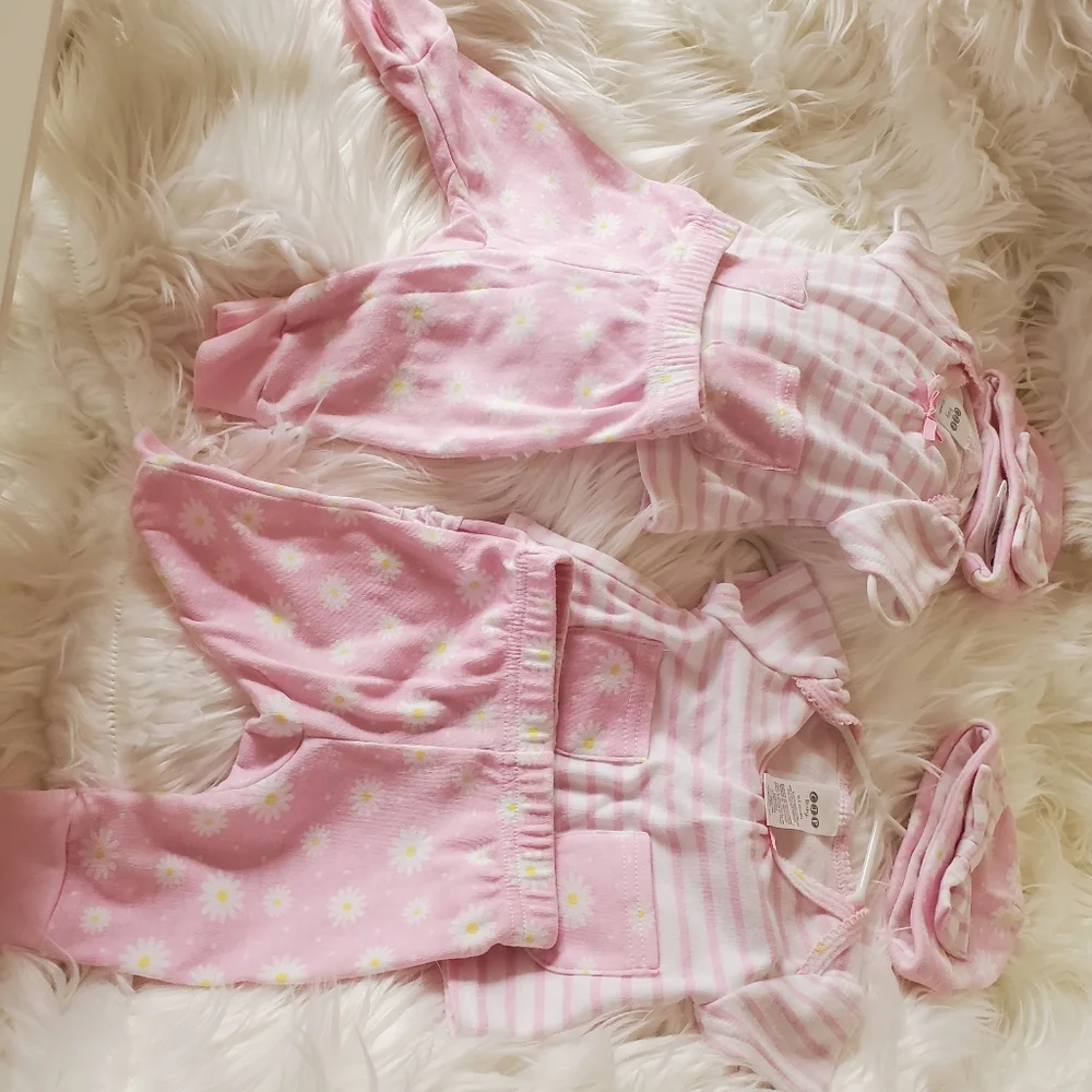 (1) CJP Baby Brand Shirt, Pants, Hat Outfit 0-3 mths - Picture 4 of 12